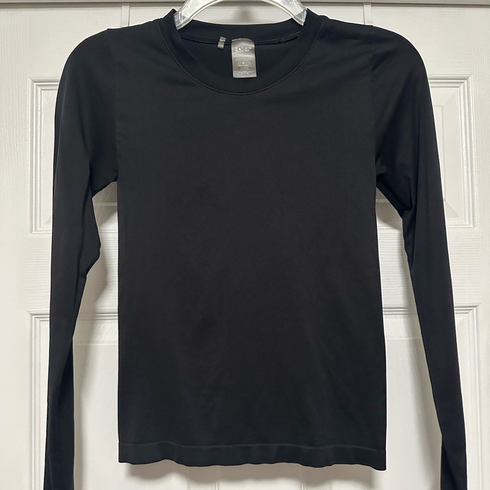 Sunday Best Black Fitted Long Sleeve Tee